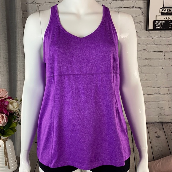 LV Active Tops - LV ACTIVE Purple Workout Top Size: 18/20